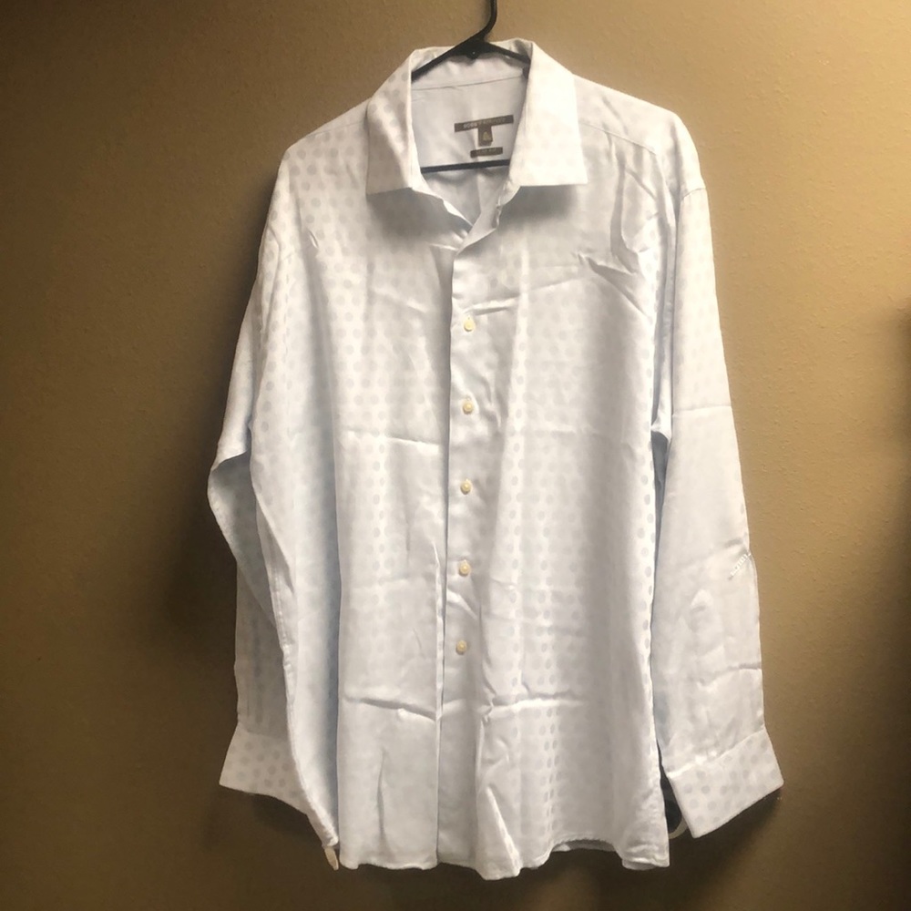 Polka Dot Dress Shirt by BCBG